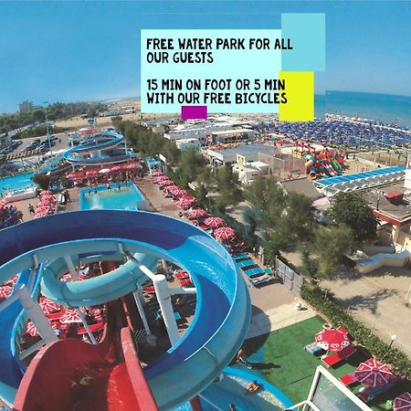 Hotel Giorg - Waterpark Included Римини Екстериор снимка
